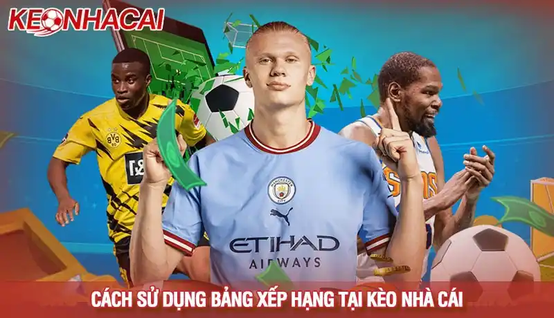 Cách sử dụng bảng xếp hạng trên Keonhacai